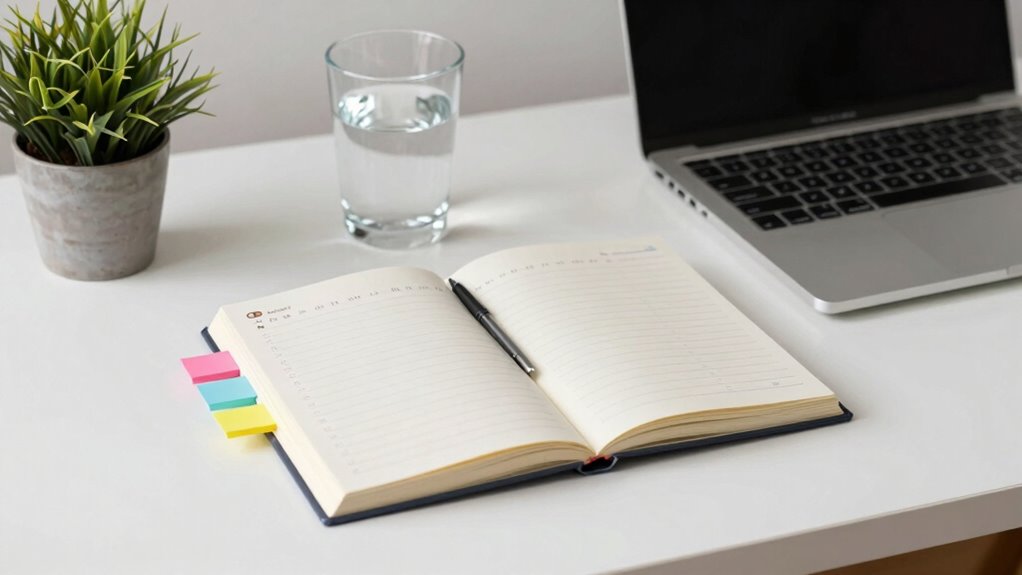 organized schedule for clarity
