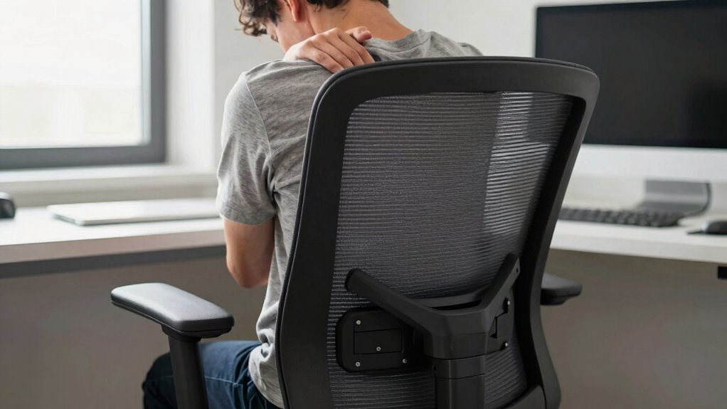persistent back pain despite ergonomic chair