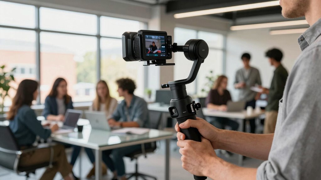 smooth professional mobile stabilization