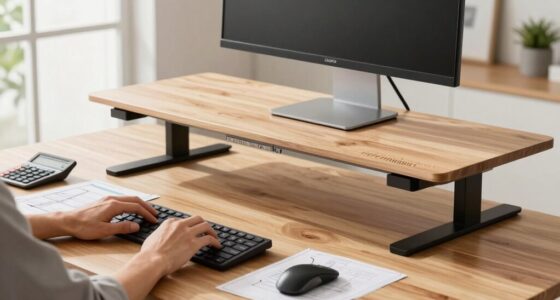 standing desk height calculation