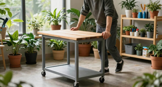4 Best Rolling Workbenches for Indoor Garden Rooms in 2026