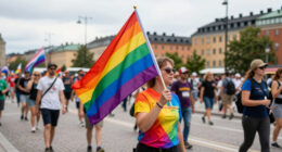Här Går Tiotusentals I Prideparaden Genom Stockholm - Sveriges Radio