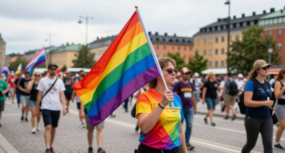 Här Går Tiotusentals I Prideparaden Genom Stockholm - Sveriges Radio